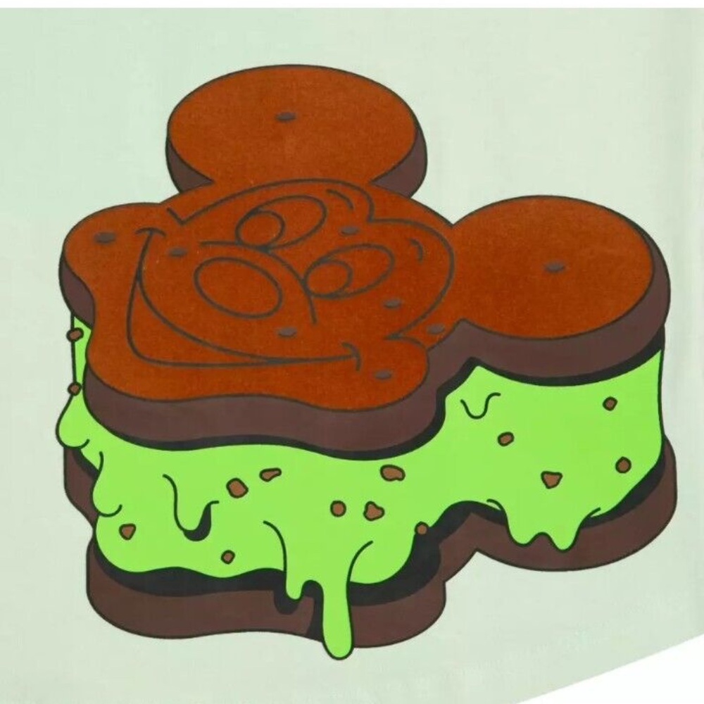 Disney World Disney Eats Mickey Mint Ice Cream Sandwich Spirit Jersey Adults - Picture 4 of 4